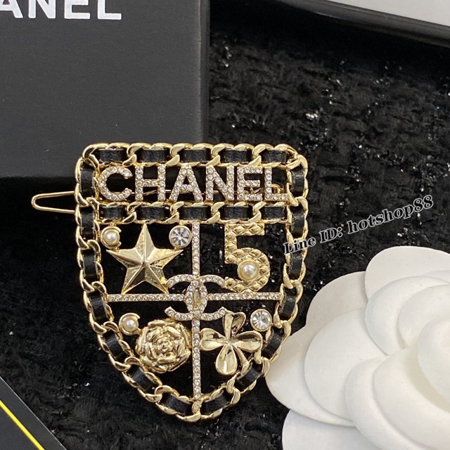 Chanel專櫃新款飾品 香奈兒經典熱銷款超火爆髮夾 zgb1462